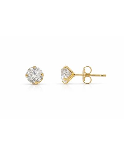 Brinco dourado ponto de luz  PP