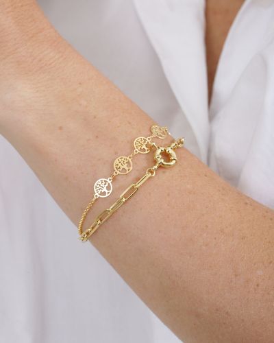 Pulseira mini elos português árvore da vida 