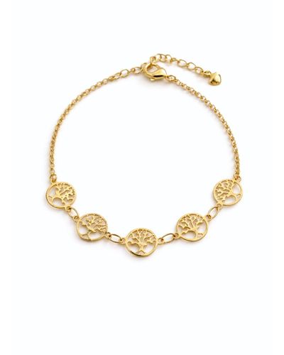 Pulseira mini elos português árvore da vida 