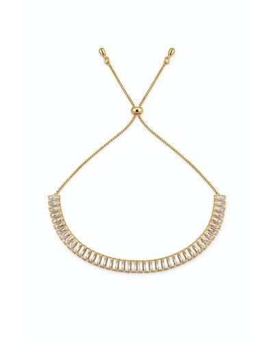 Pulseira dourada navete fecho chambala 
