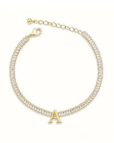 Pulseira riviera personalizada dourada