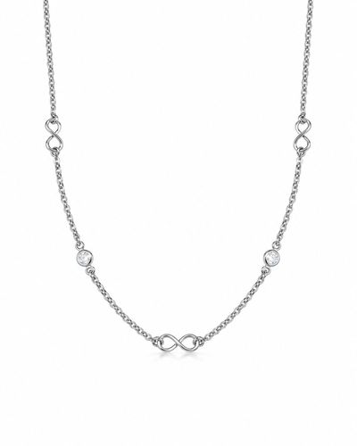 Choker Elo Português Pingente Infinito e Ponto de Luz