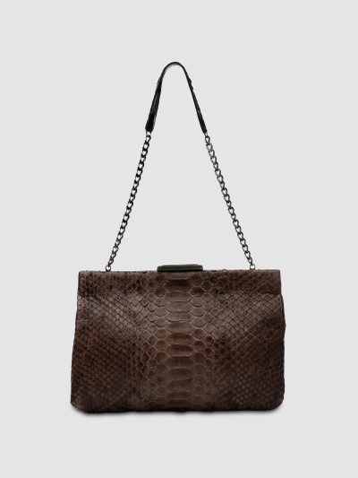 BOLSA CAMETÁ COURO PYTHON FENDI