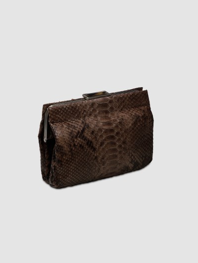 BOLSA CAMETÁ COURO PYTHON FENDI