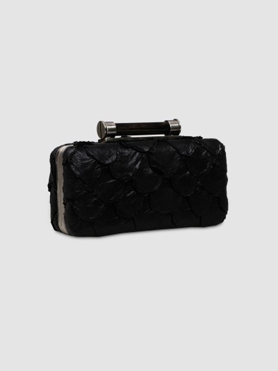 CLUTCH ARACÁ COURO PIRARUCU PRETO