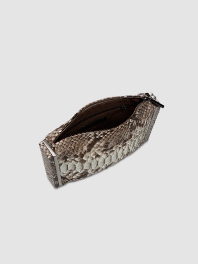 CLUTCH CATALÃO COURO PYTHON BRANCO