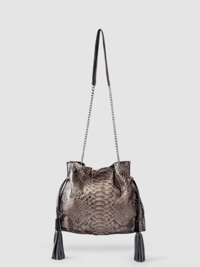 BOLSA MANACÁ COURO PYTHON FENDI