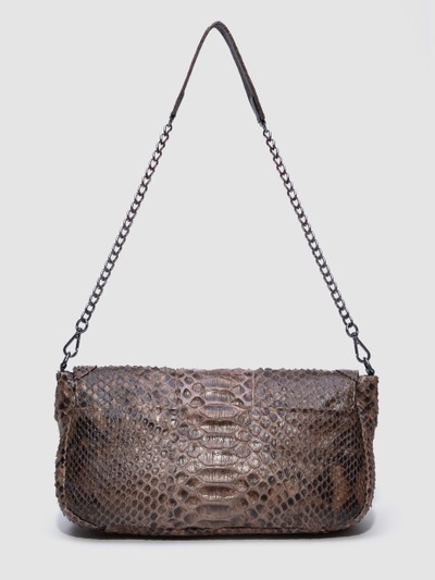 BOLSA TUANE COURO PYTHON FENDI