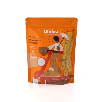 Foto do produto Tirinha de Moranga com Gergelim - 100g