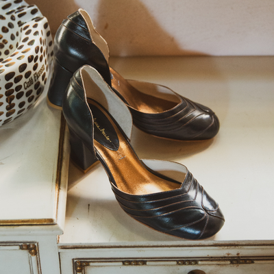 Scarpin Clássico - Marinho + Toffer | salto médio 6.5cm