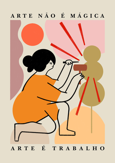 Foto do produto arte é trabalho