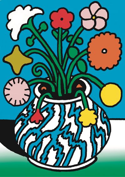 Foto do produto vaso de flores para vovó