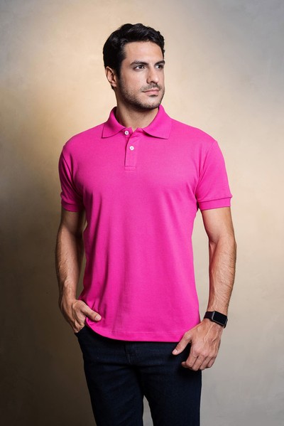 Camisa Polo Worker Pink