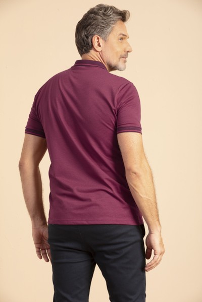 Camisa Polo Vienna Vinho