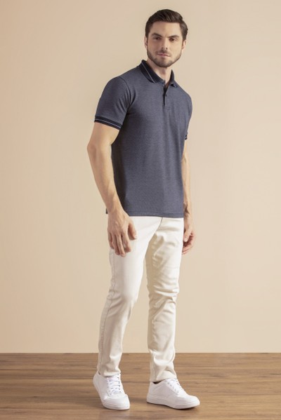 Camisa Polo Village Azul Marinho