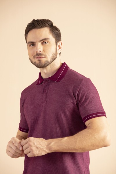 Camisa Polo Village Vinho