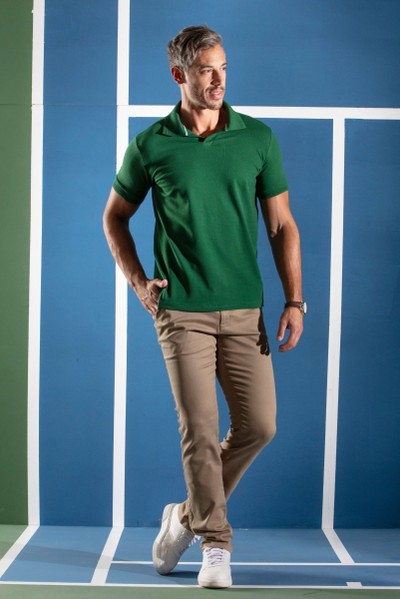 Camiseta Polo Paris Verde