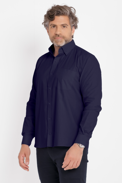 Camisa Social Tradicional Worker Lisa Marinho Manga Longa
