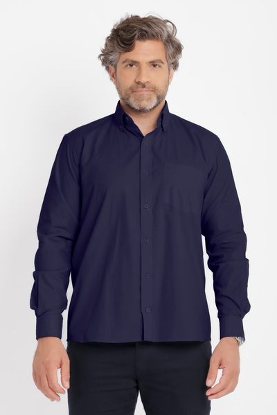 Camisa Social Tradicional Worker Lisa Marinho Manga Longa