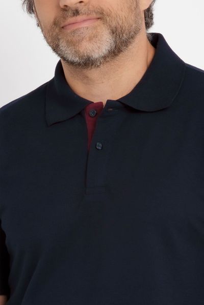 Camisa Polo Duo Marinho e Vinho