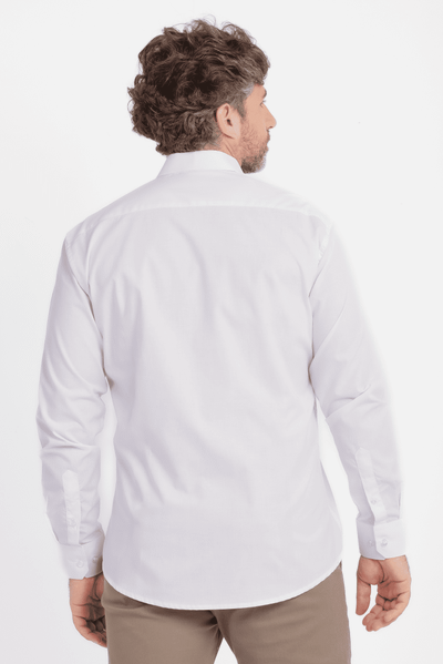 Camisa Social Corporativa Worker Lisa Branca