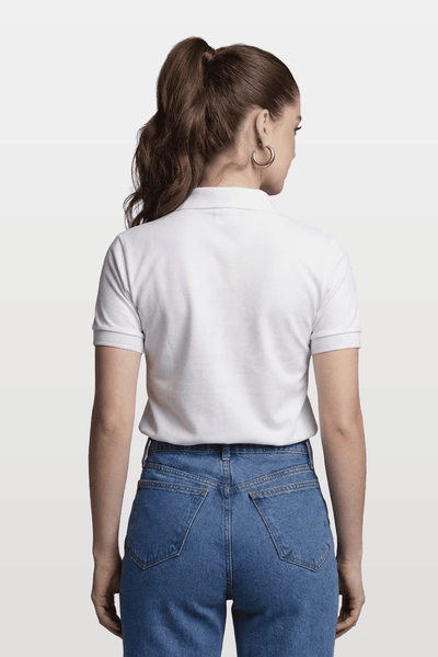 Camisa Polo Piquet Worker Branca