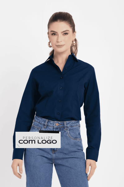 Camisa Social Feminina Slim Worker Lisa Marinho 2