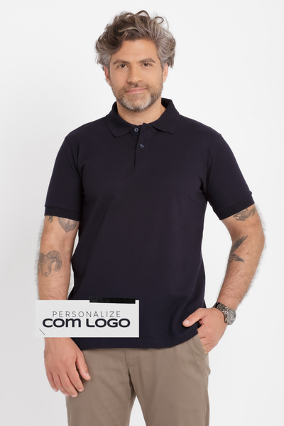 Camisa Polo Piquet Worker Marinho