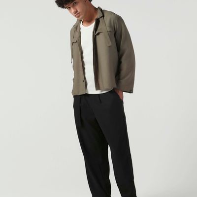CAMISA CRINCKLED MUSGO