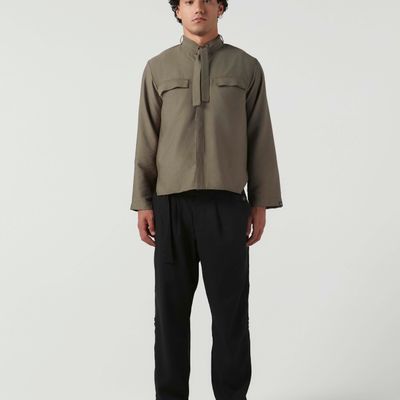 CAMISA CRINCKLED MUSGO