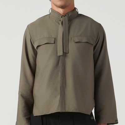 CAMISA CRINCKLED MUSGO
