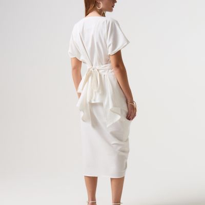 BLUSA AMARRAS OFFWHITE