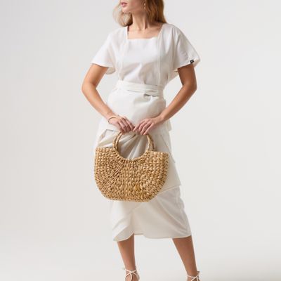 BLUSA AMARRAS OFFWHITE