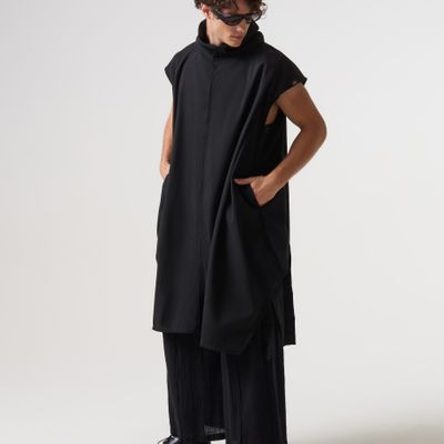 VESTIDO RISCO PRETO