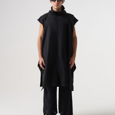 VESTIDO RISCO PRETO