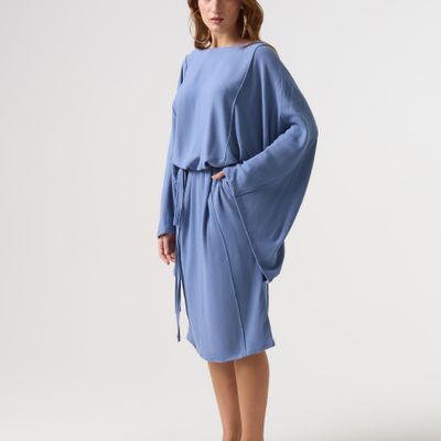 VESTIDO HOF AZUL PETRÓLEO