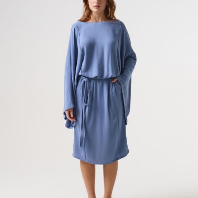 VESTIDO HOF AZUL PETRÓLEO