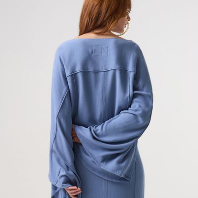 VESTIDO HOF AZUL PETRÓLEO