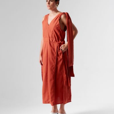 VESTIDO SIZA TELHA