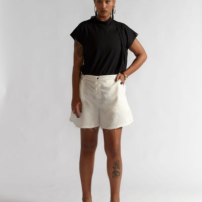 SHORTS LINA OFFWHITE