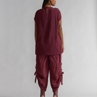 BLUSA TARSILA BORDEAUX