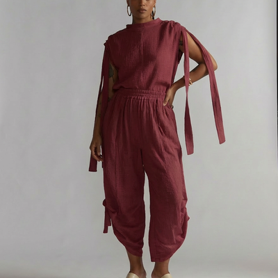 BLUSA TARSILA BORDEAUX