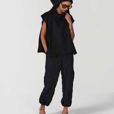 BLUSA BIANCO PRETO