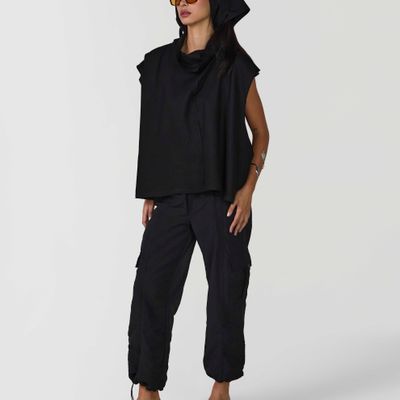 BLUSA BIANCO PRETO