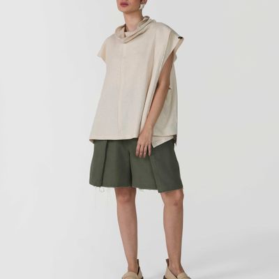 BLUSA BIANCO AREIA