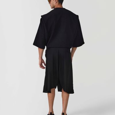 BERMUDA BIANCO PRETO