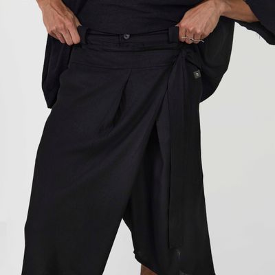 BERMUDA BIANCO PRETO