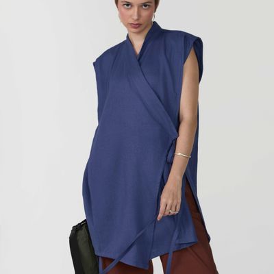 CAMISA BIANCO INDY BLUE