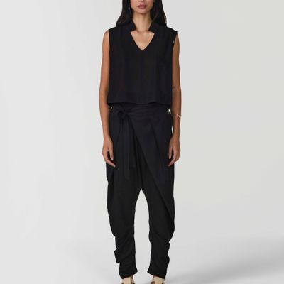 CALÇA BIANCO PRETO