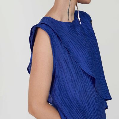 BLUSA NIDUS AZUL COBALTO